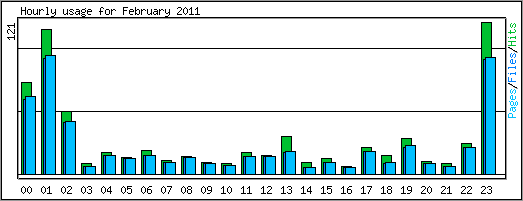 Hourly usage